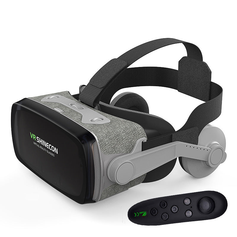 VR glasses 3D helmet with ergonomic design and wireless freedom for immersive experiences.