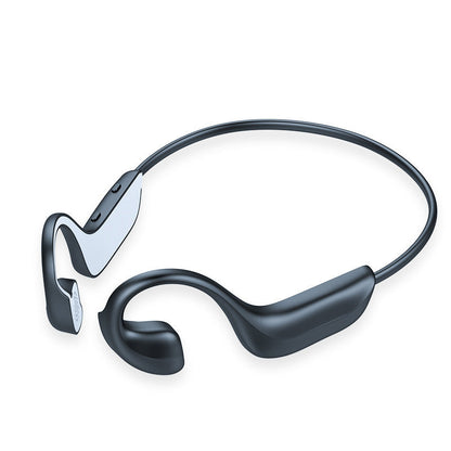 Personal bone conduction Bluetooth headset with open-ear design and ergonomic fit.