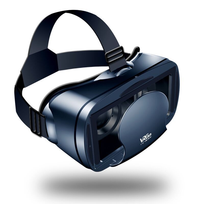 New VRG Pro 3D VR glasses with full-screen and wide-angle view, compatible with smartphones, ergonomic design.