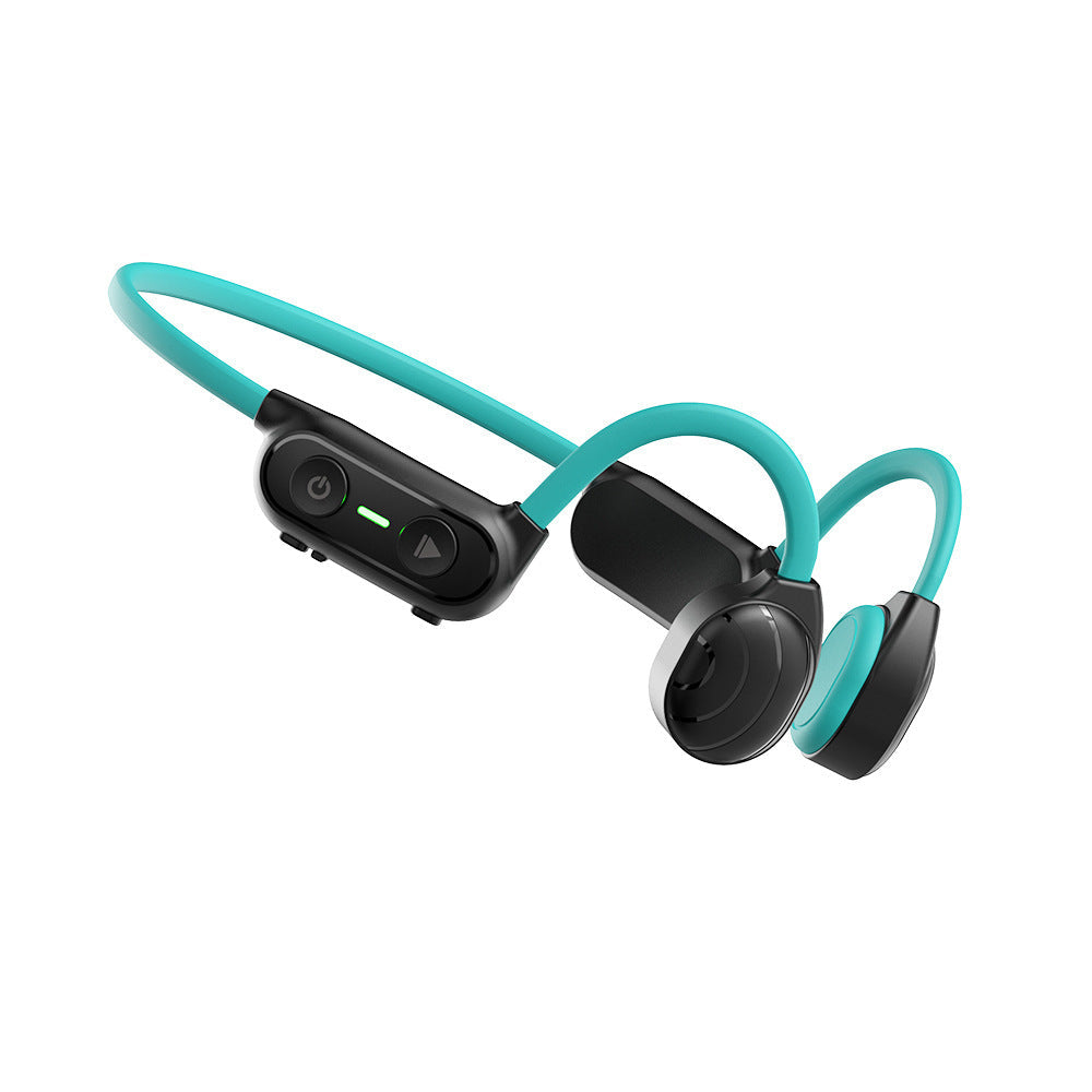 Personal Bone Conduction Bluetooth Headset with ergonomic open-ear design and wireless connectivity.