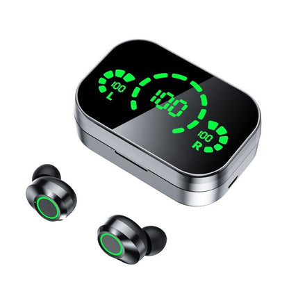 YD03 Wireless Bluetooth Headset TWS with digital display and breathing lights.